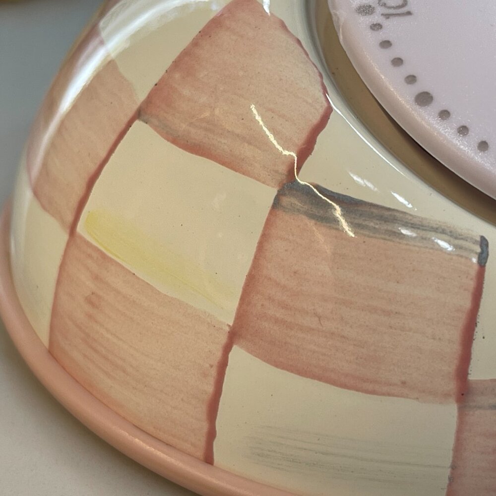 MacKenzie-Childs Rosy Check Kitchen Timer - Picture 7 of 10